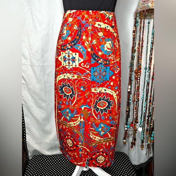 NWT Gretchen Scott Jersey Pencil Skirt - Magic Carpet - Picture 8 of 10